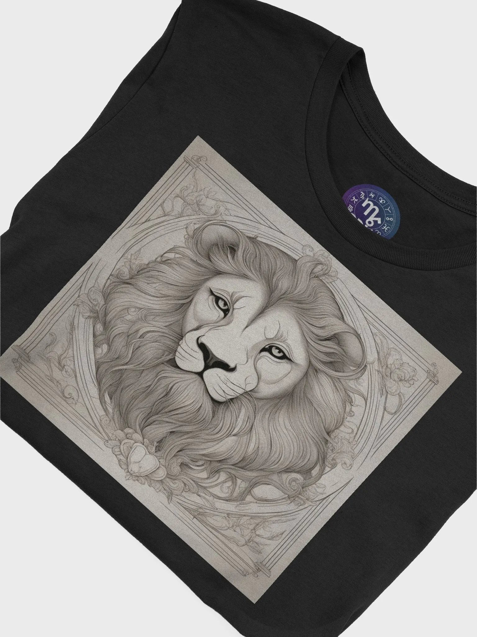 Unisex Leo Zodiac T-Shirt - Majestic Lion Design, Astrology Gift product image (7)