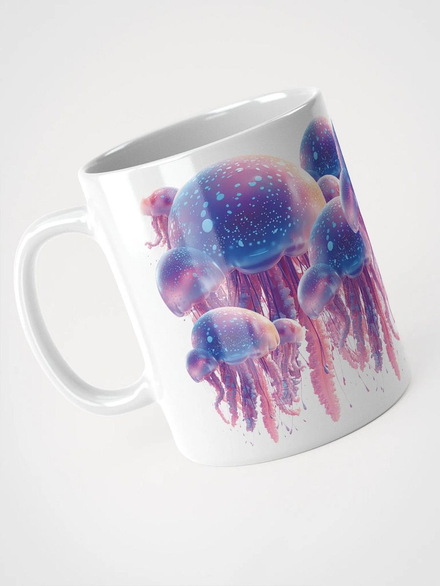 Luminous Jellyfish Glow White Mug product image (4)