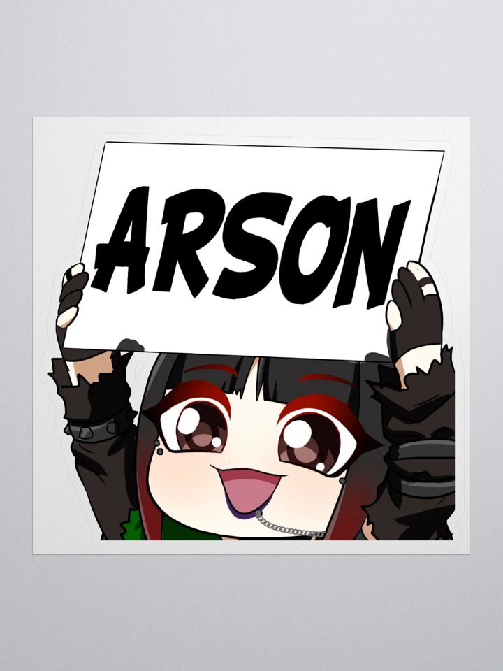 Fire Arson Sticker product image (1)