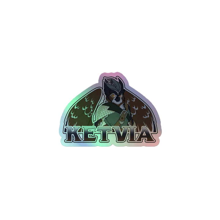 Ketvia - Holo sticker product image (1)