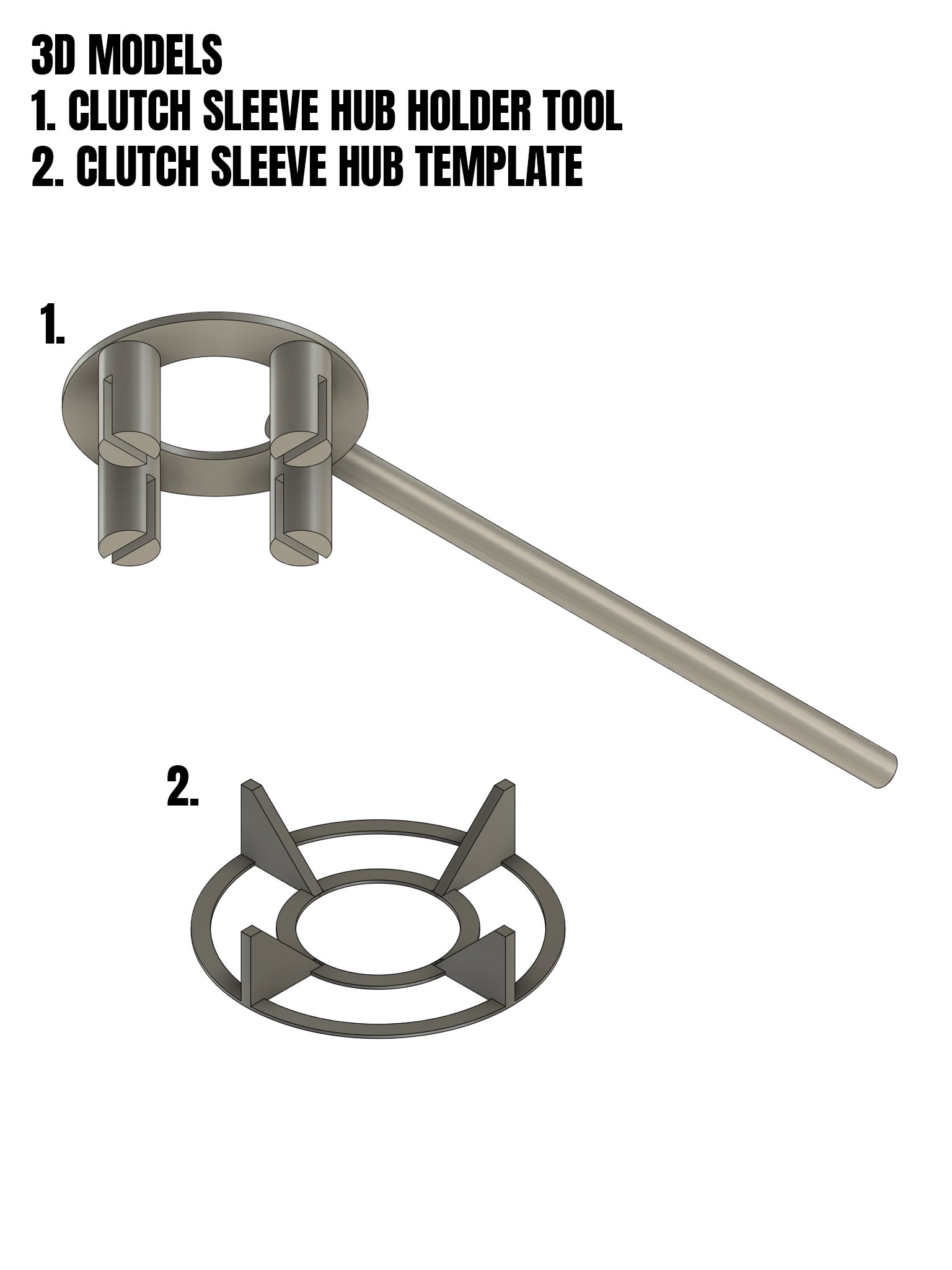 Suzuki Savage Clutch Sleeve Hub Holder Tool - Digital Download product image (2)