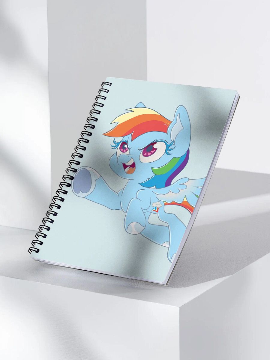 Rainbow Dash Spiral Notebook product image (3)