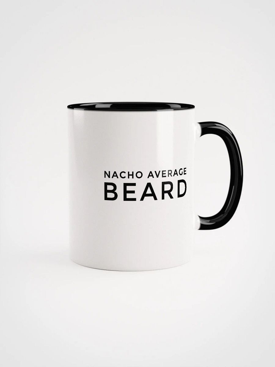 Bearded Woodz Ceramic Mug (Colored Handle & Inside Mug) product image (1)