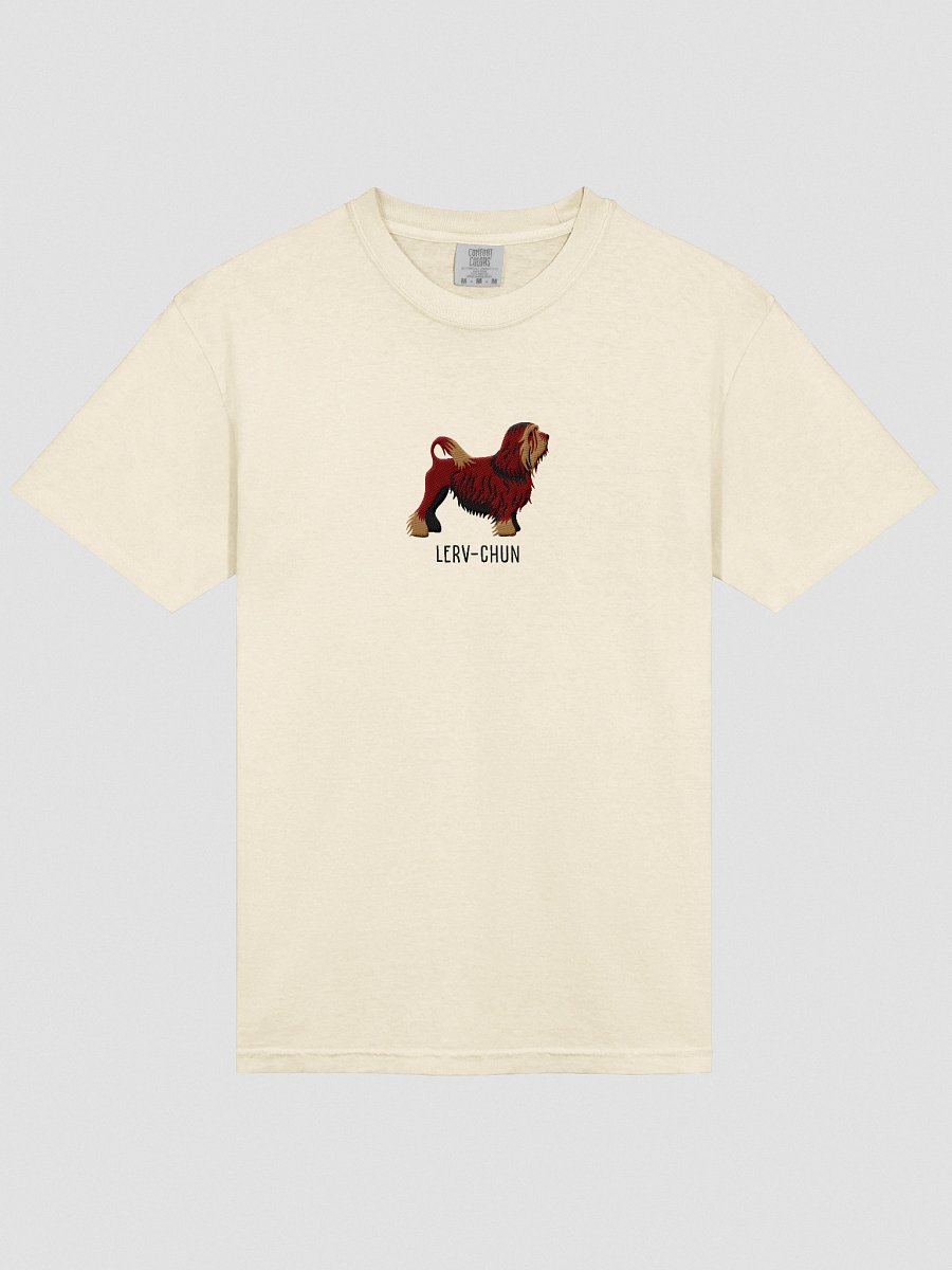 Lerv-Chun T-Shirt(Embroidered) of a Lowchen(Chocolate) product image (63)