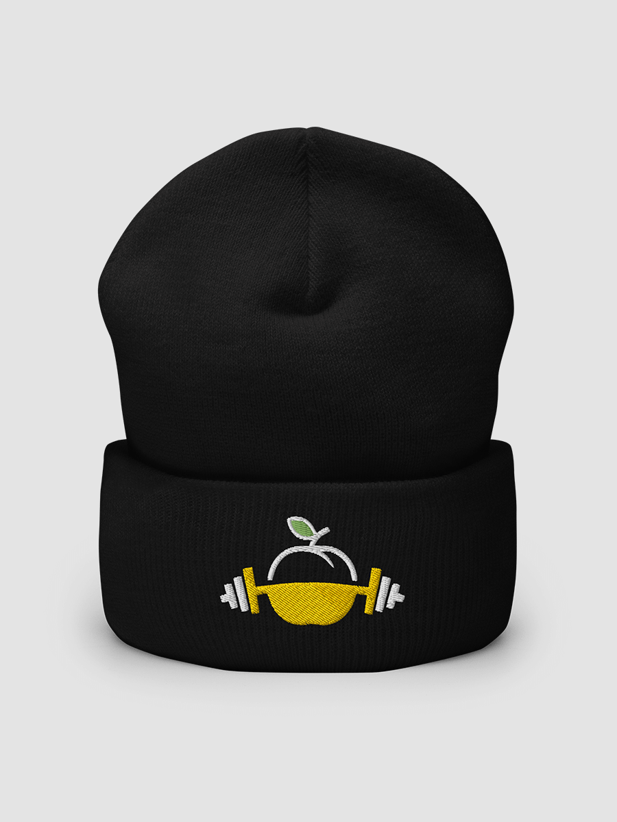 Embroidered Peach Beanie product image (1)