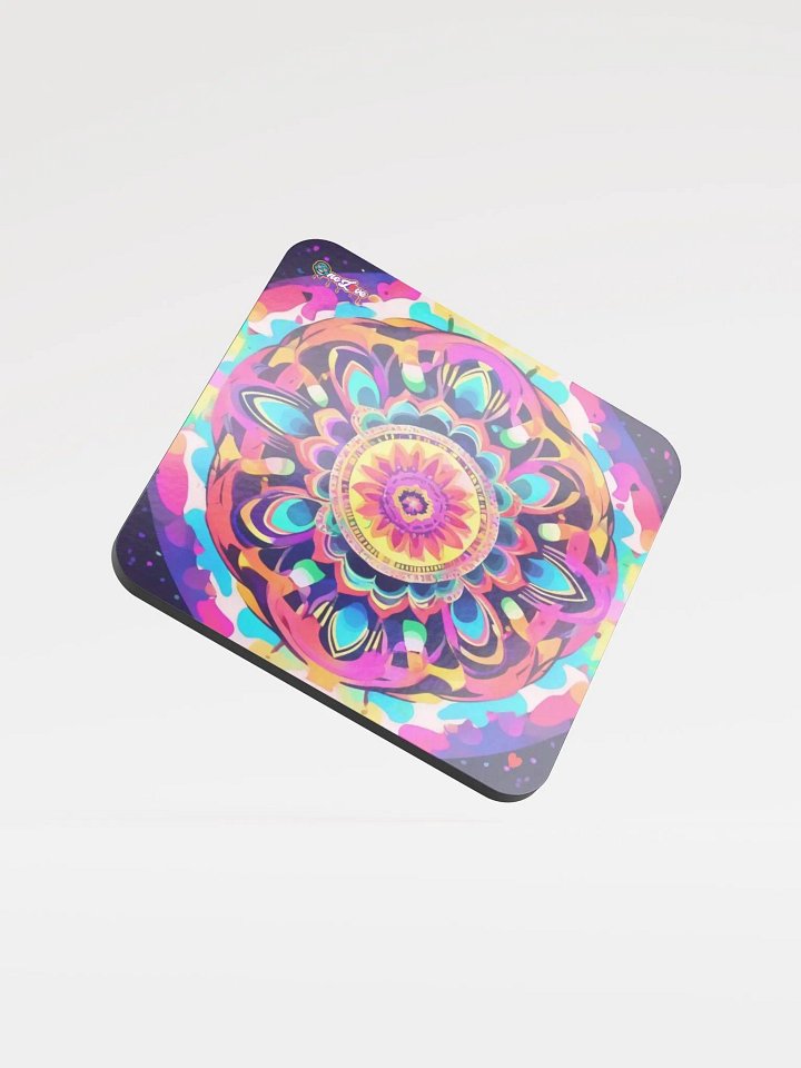 Trippy Mandala glass coasters product image (1)