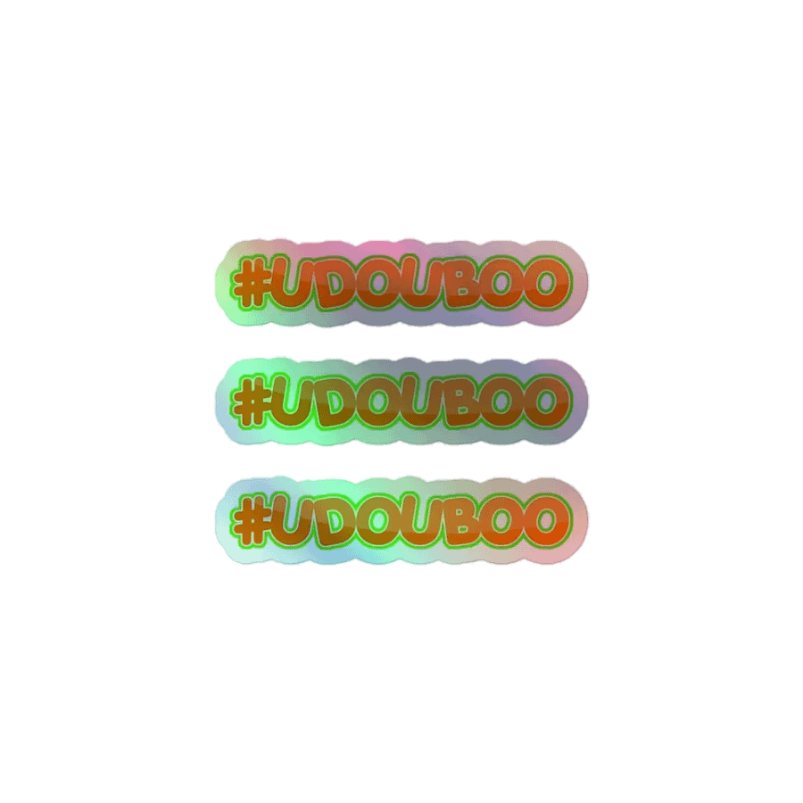 UDOUBOO Holographic Sticker Set product image (1)