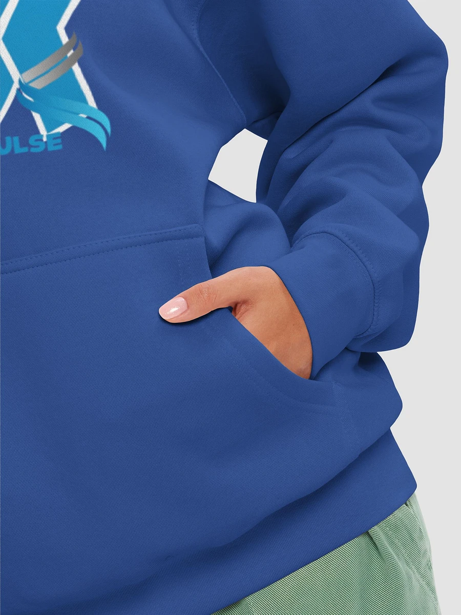 Pixel Pulse Unisex Blue Hoodie product image (8)