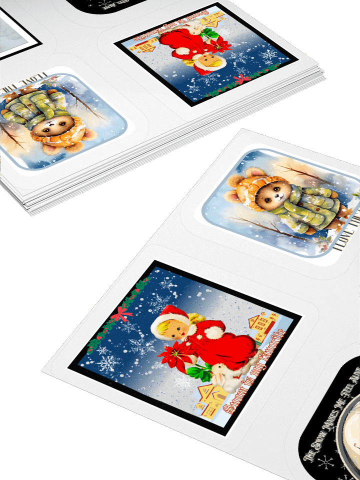 I Love the Snow, Standard Sticker Pack product image (5)