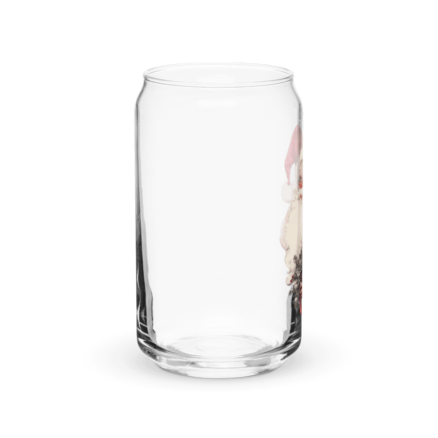 Jolly Santa Claus Can-Shaped Glass product image (8)