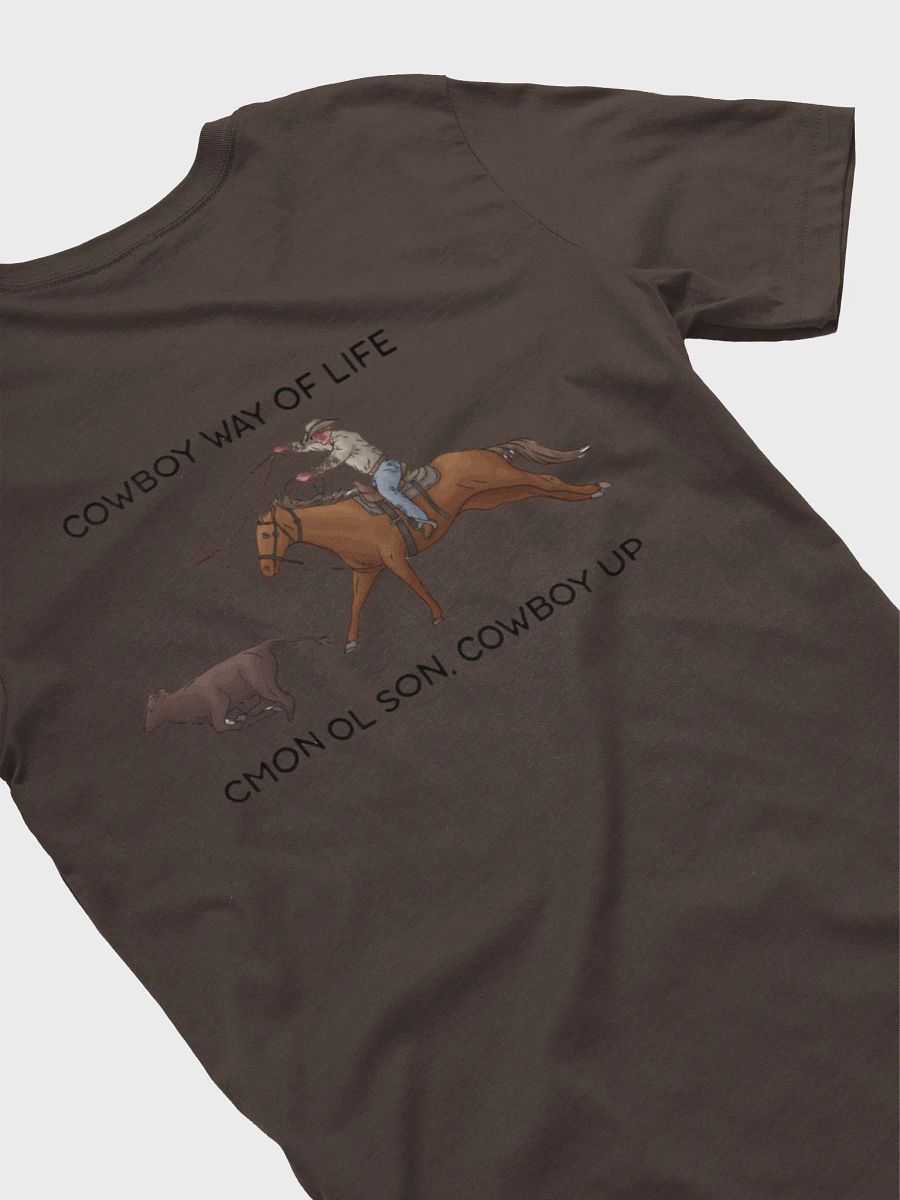 COWBOY Typography Cowboy Hat T-Shirt product image (40)