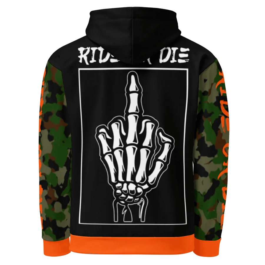 Sturgis Orange Camoflauge Hoodie product image (10)