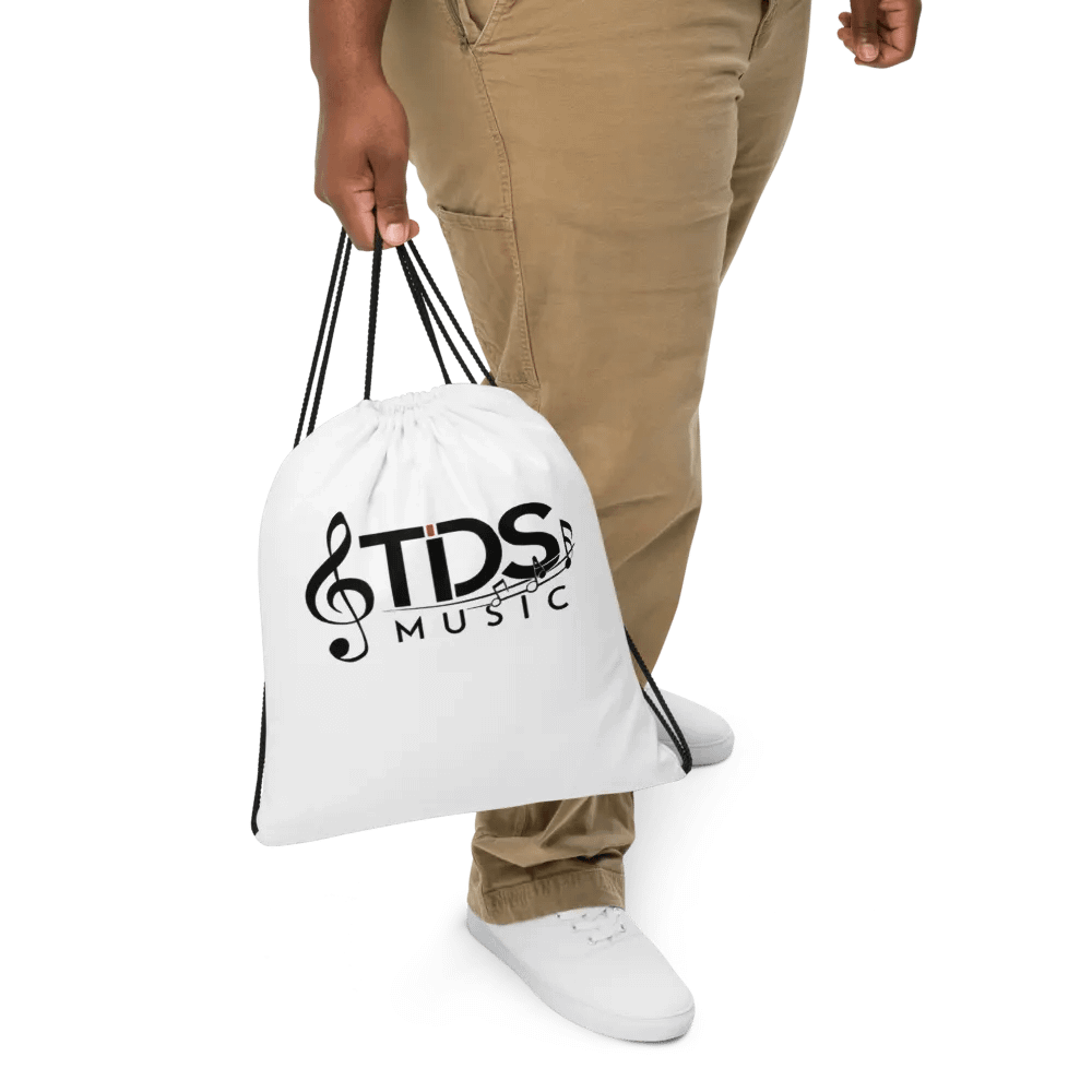 TDS Music All-Over Print Drawstring Bag - Exclusive Musical Design product image (6)