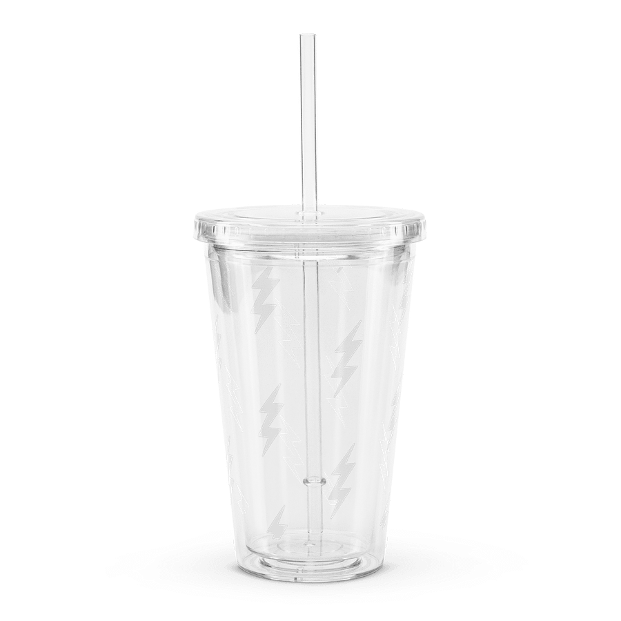 White Lightning Clear Plastic Tumbler product image (2)