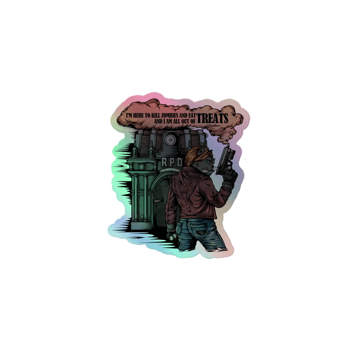 Resident Evilll Gobbi V2 Holo Sticker! product image (1)