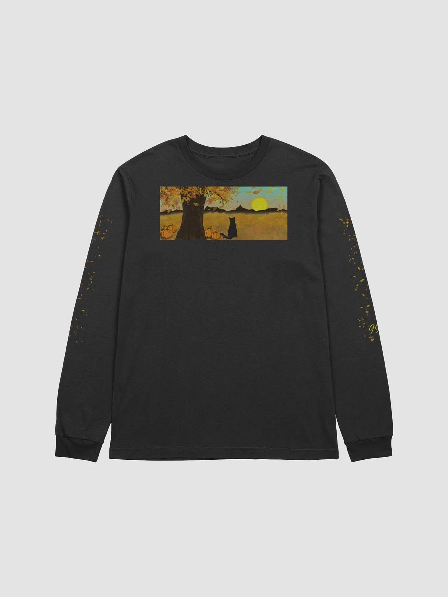 Fall Cat Long Sleeve Tee product image (3)