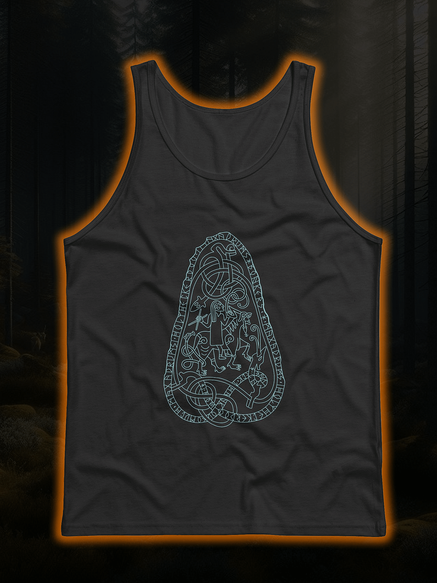 LEGEND OF MAXA RUNE - Blue Outline Tanktop (front) product image (1)