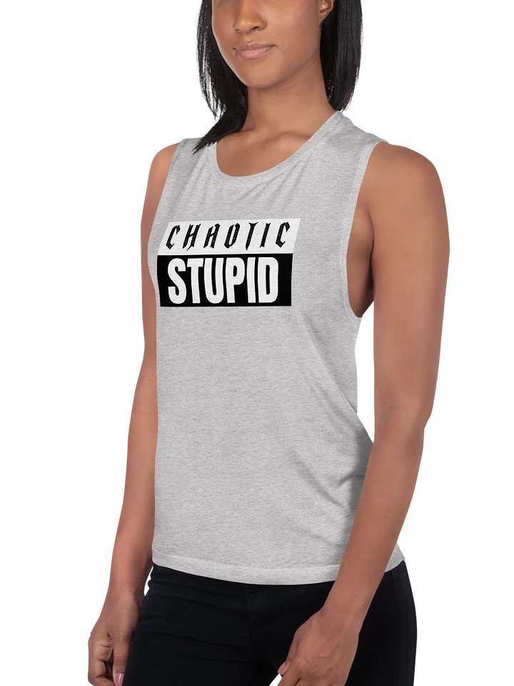 Chaotic Stupid flowy tank top product image (1)