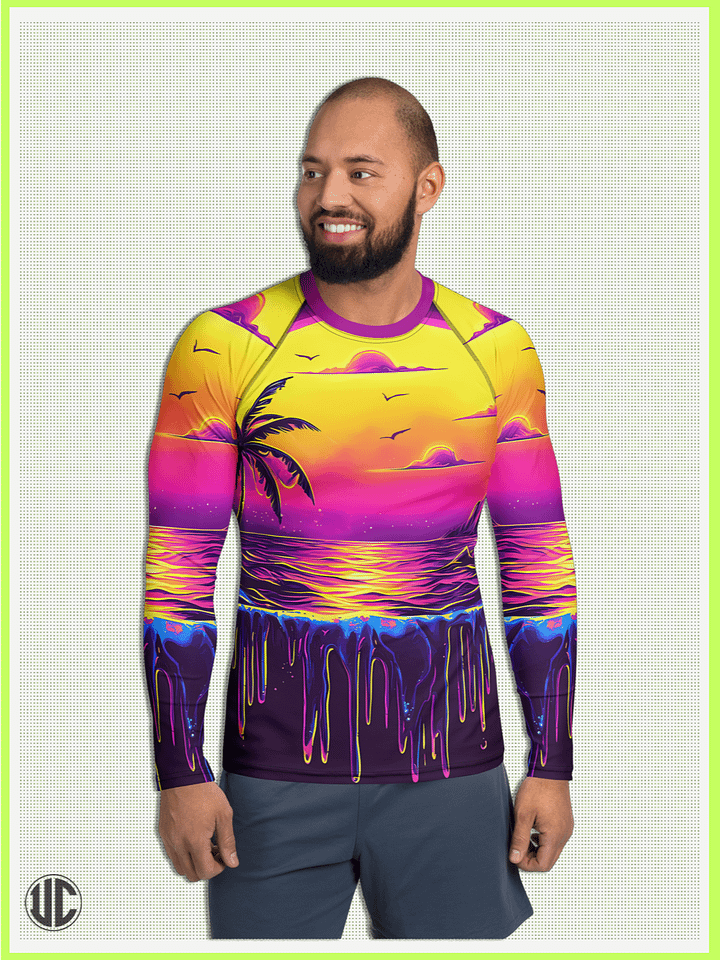 Melt Horizon – Men’s Rash Guard product image (1)