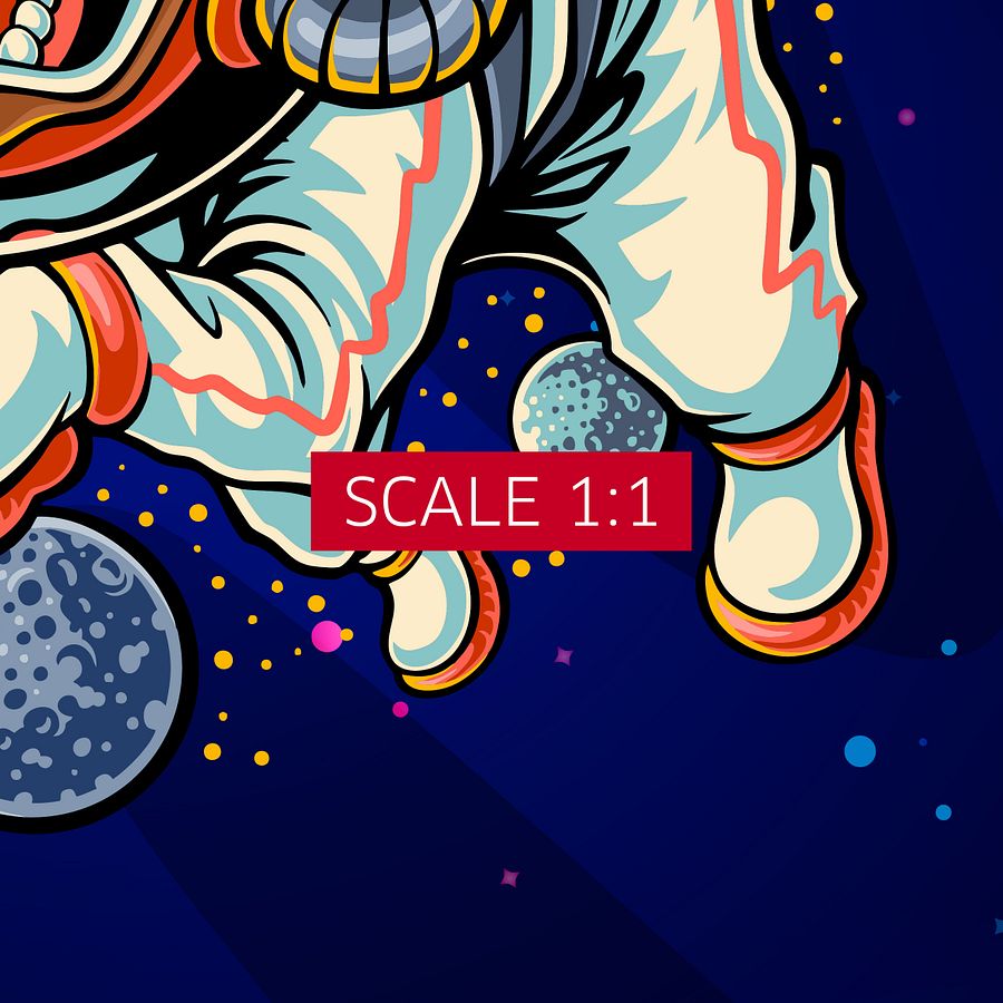 Dog Astronaut, space dog — space poster, synthwave space, neon space, aesthetic poster product image (5)