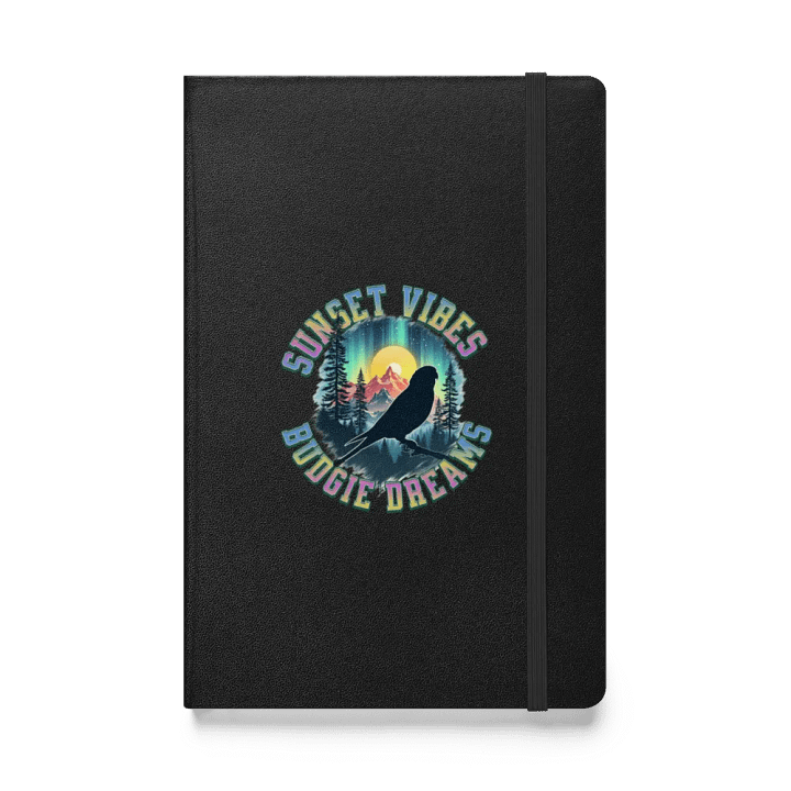 Sunset Vibes Budgie Dreams Hardcover Notebook product image (1)
