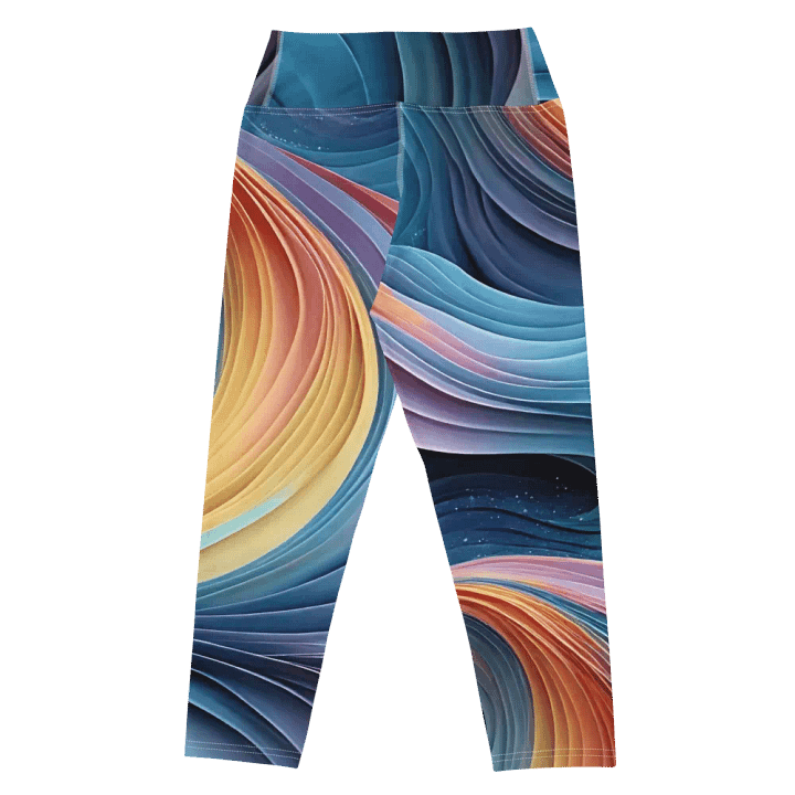 Swirl Bliss Capri Leggings product image (2)