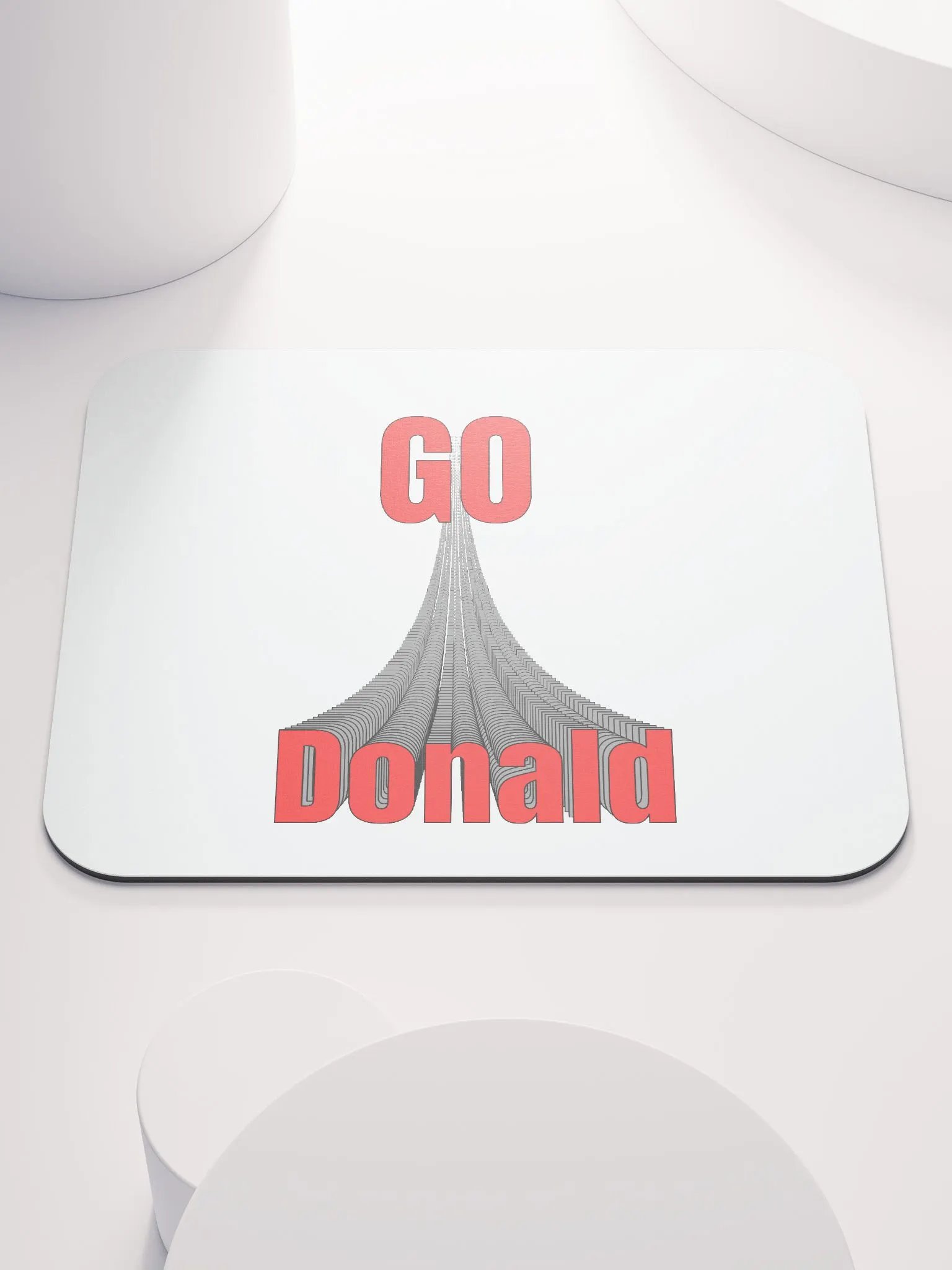 3D Perspective GO Donald Mouse Pad product image (1)