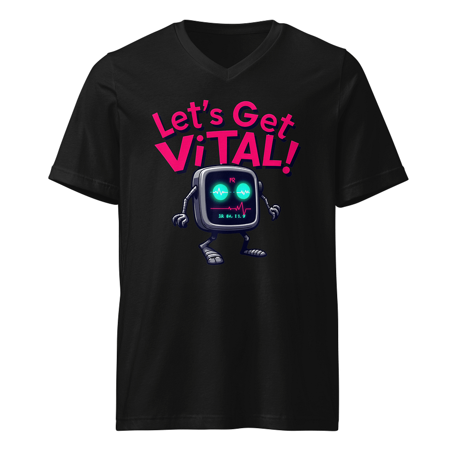 Vital Signs Robot V-Neck Tee product image (1)