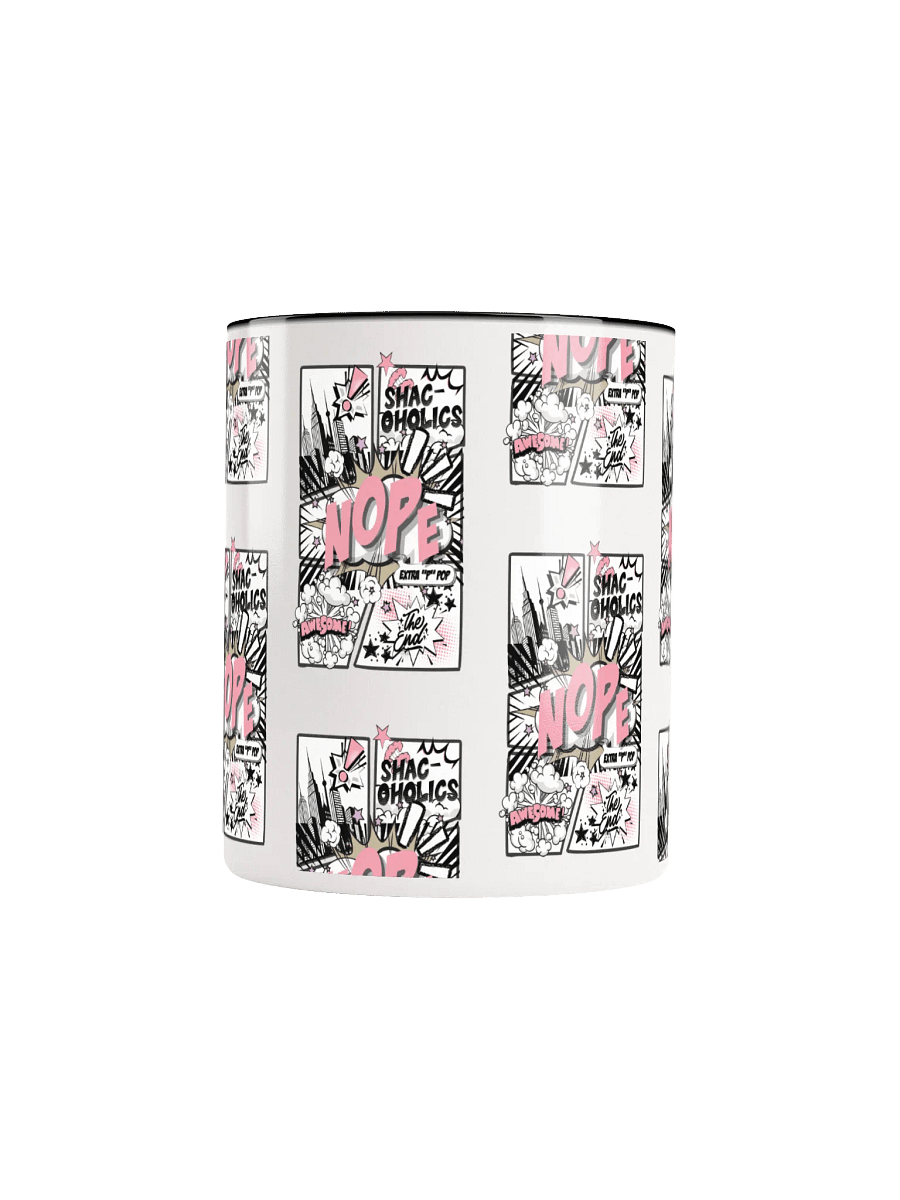 Shac-oholics Comic Blast Mug- Pink 