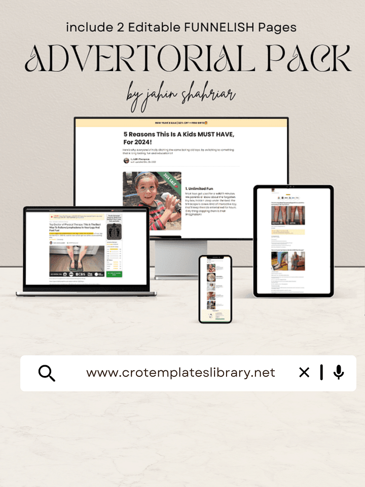 Funnelish Advertorial Templates Pack product image (1)