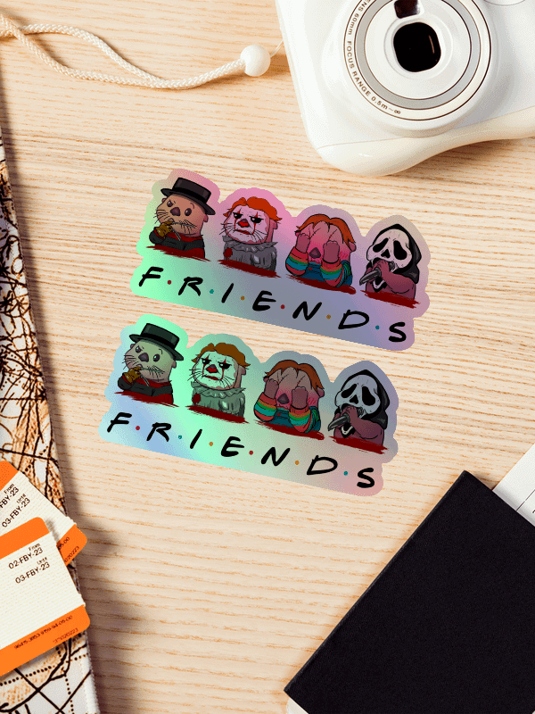 Holographic Halloween Otter Spooky Friends product image (2)