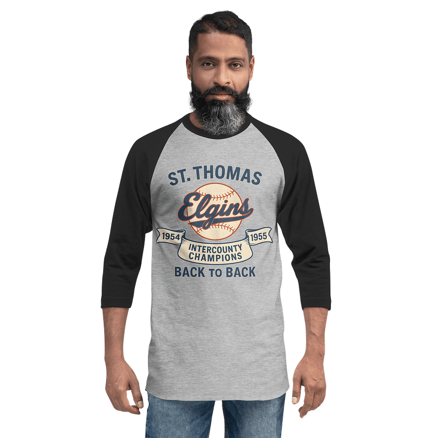 St. Thomas Elgins Back to Back Logo 3/4 Tee product image (2)