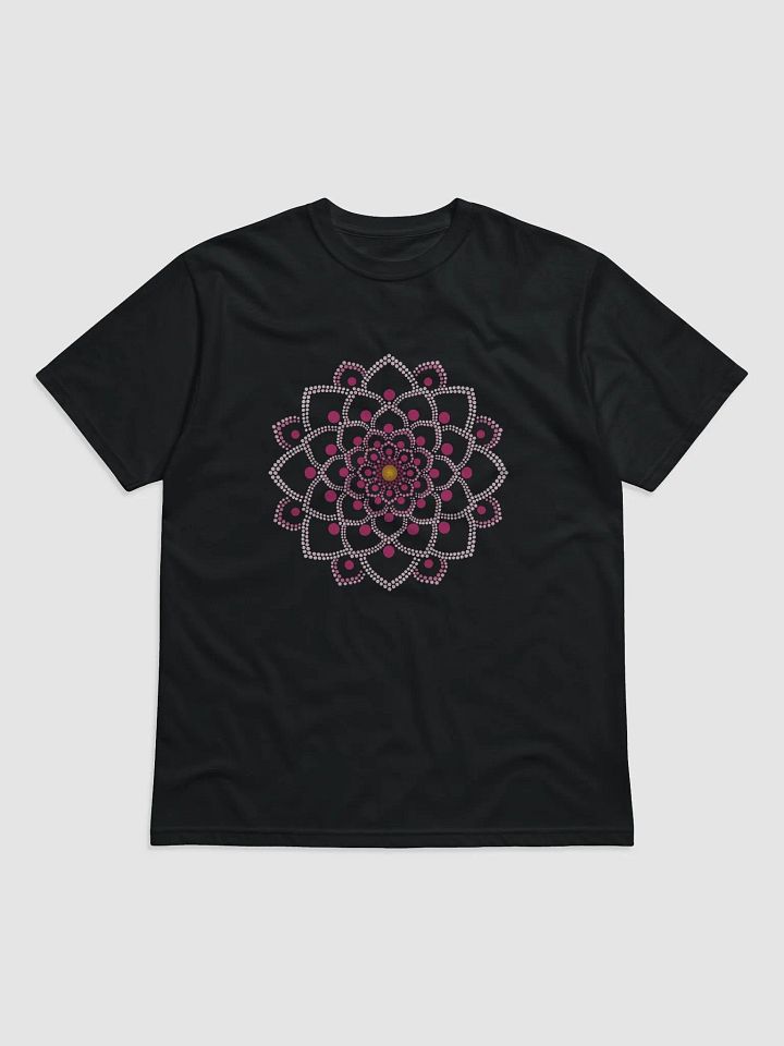 Simple Pink Mandala Unisex Organic T-Shirt product image (1)
