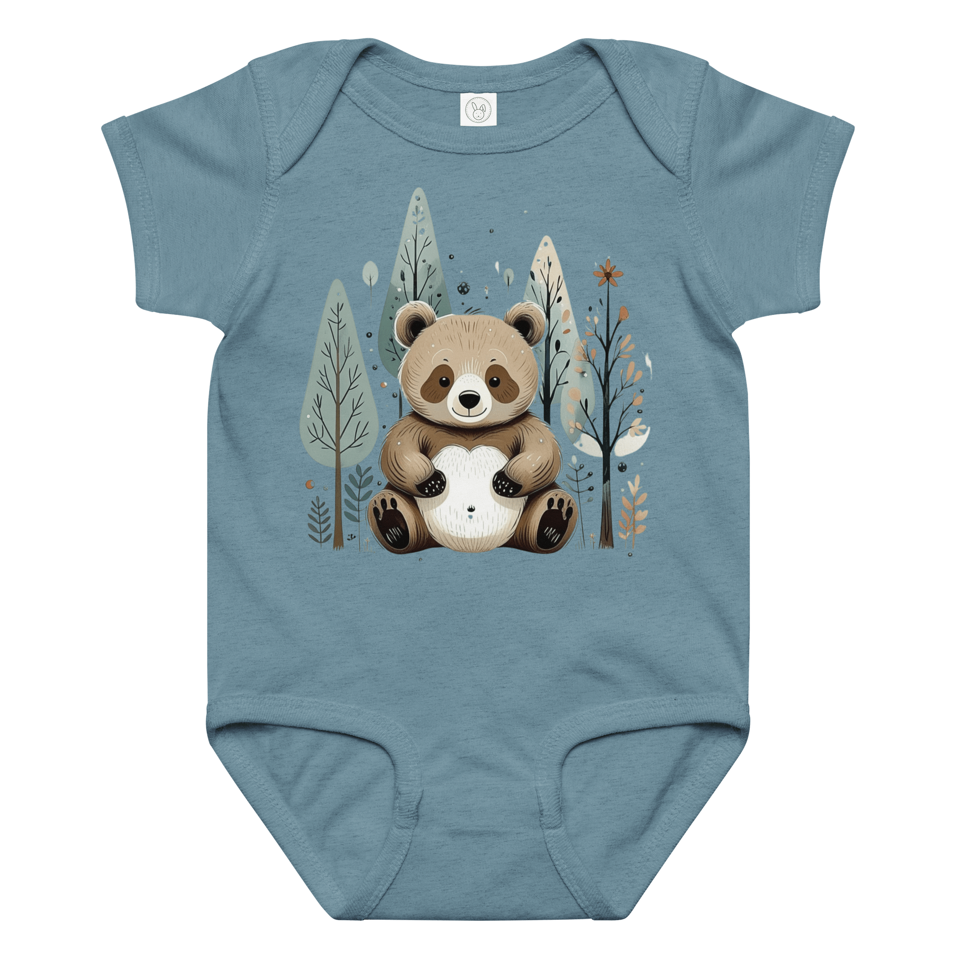 Whimsical Bear Baby Bodysuit product image (1)