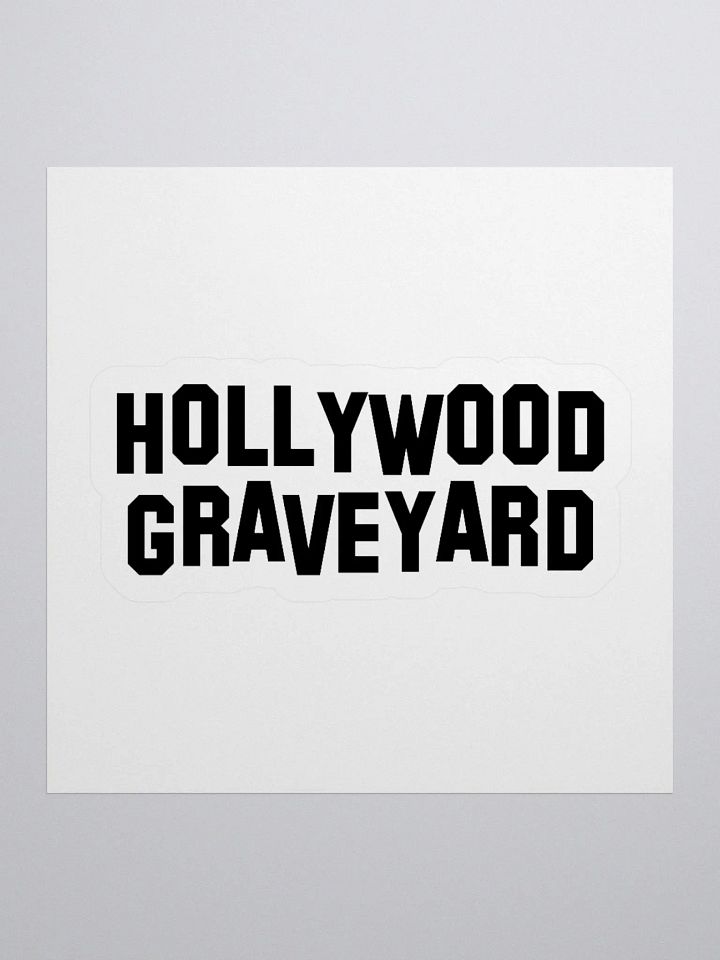 Hollywood Graveyard Sticker product image (1)