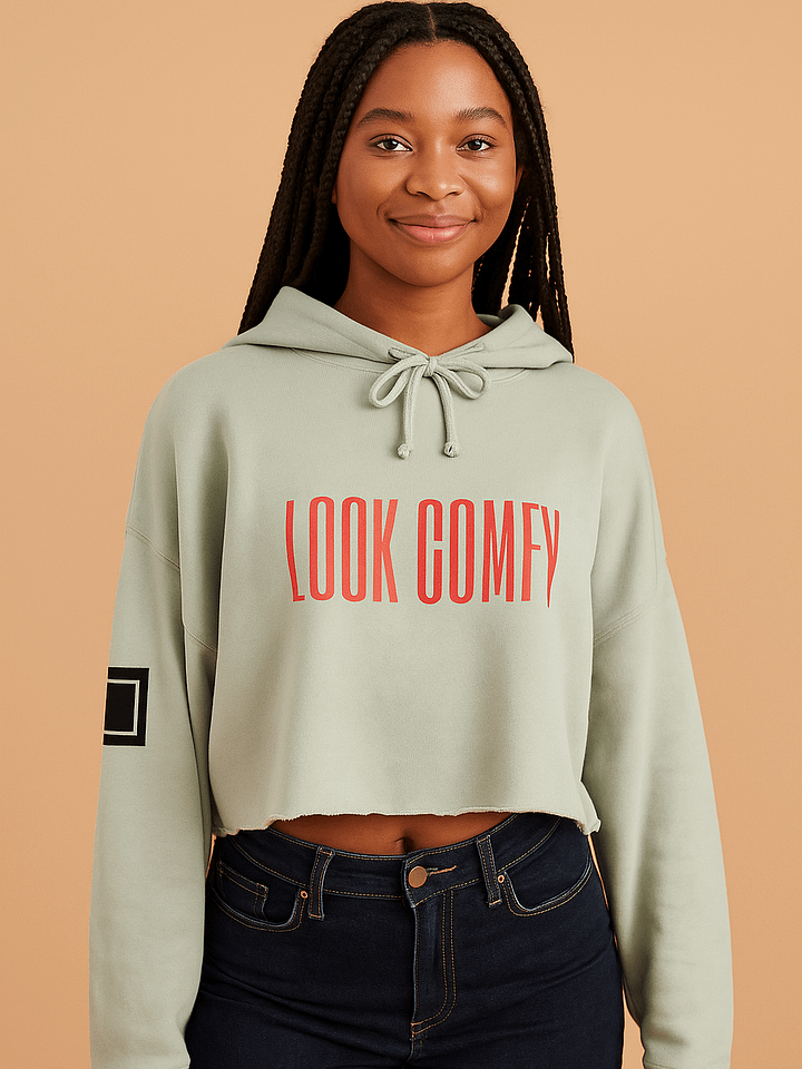 LOOK COMFY - Chic Cropped Hoodie product image (1)