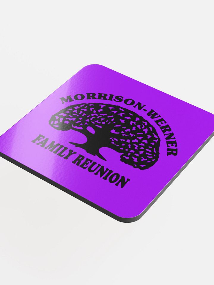 "Morrison-Werner Tree" Drink Coaster (Purple) product image (1)