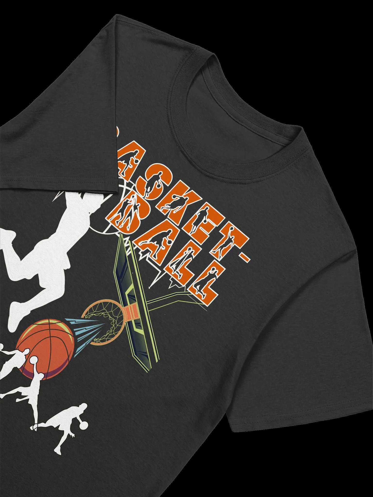 Basketball Action-Dynamic Sport Graphic T-Shirt product image (21)