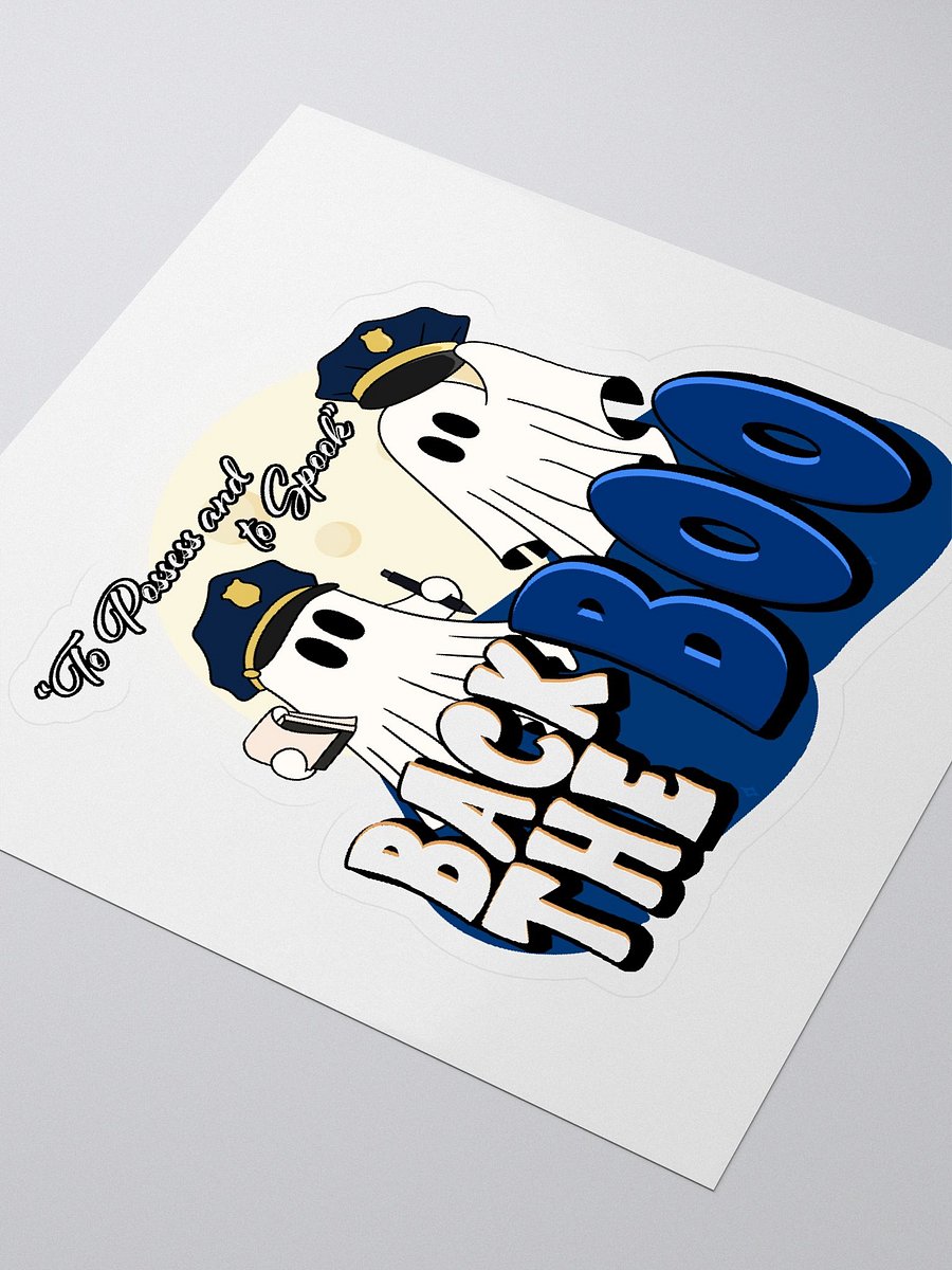 Spooky Police Ghosts Kiss Cut Stickers product image (3)