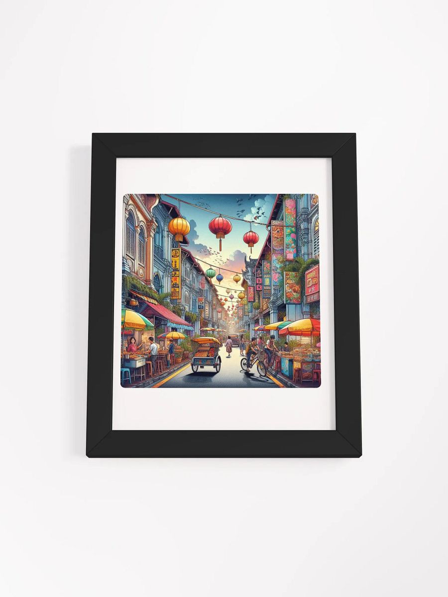 East Asian Street Festivity Poster | Ai Work penang city product image (8)