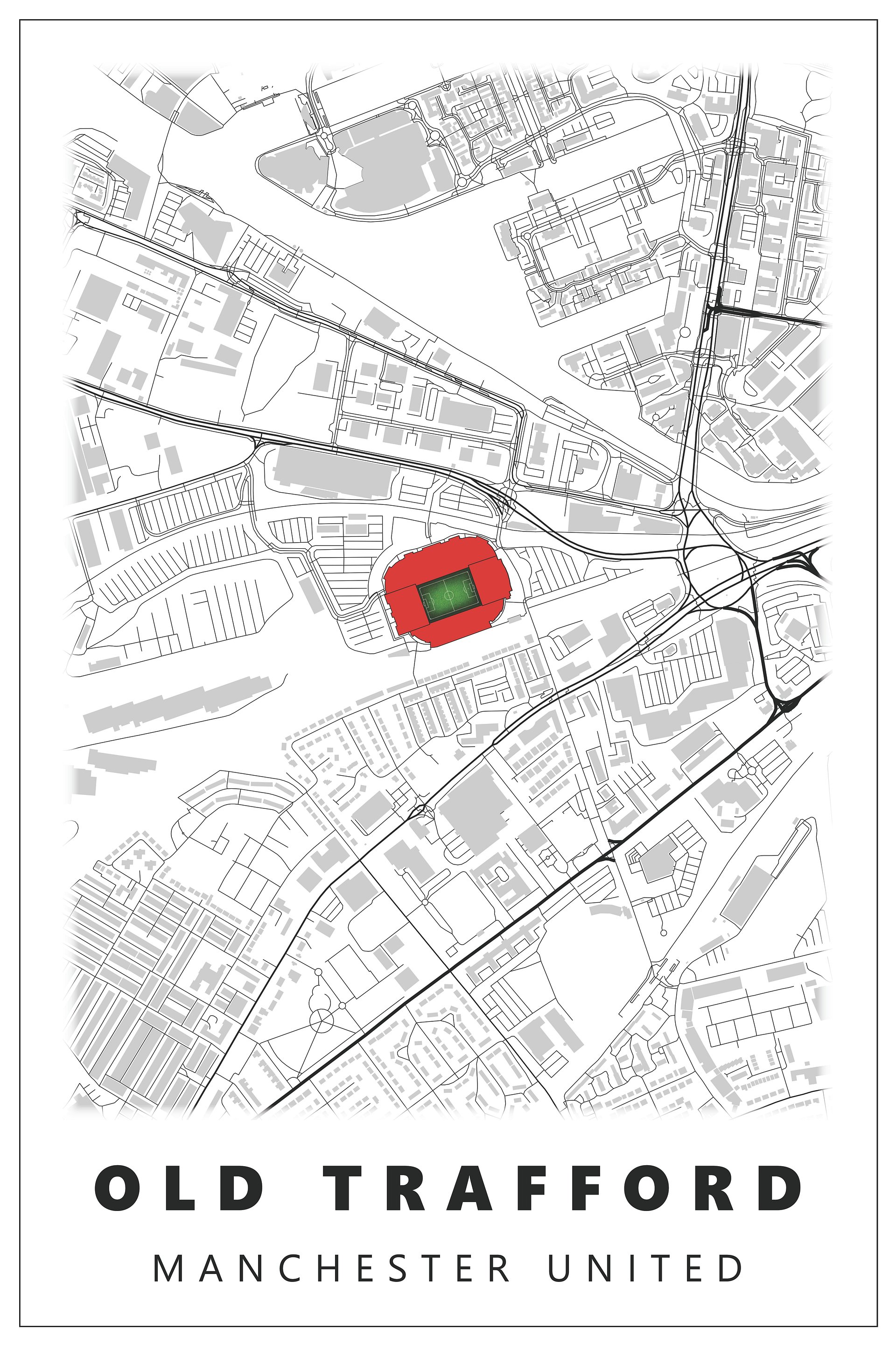 Old Trafford Map - Manchester United product image (18)