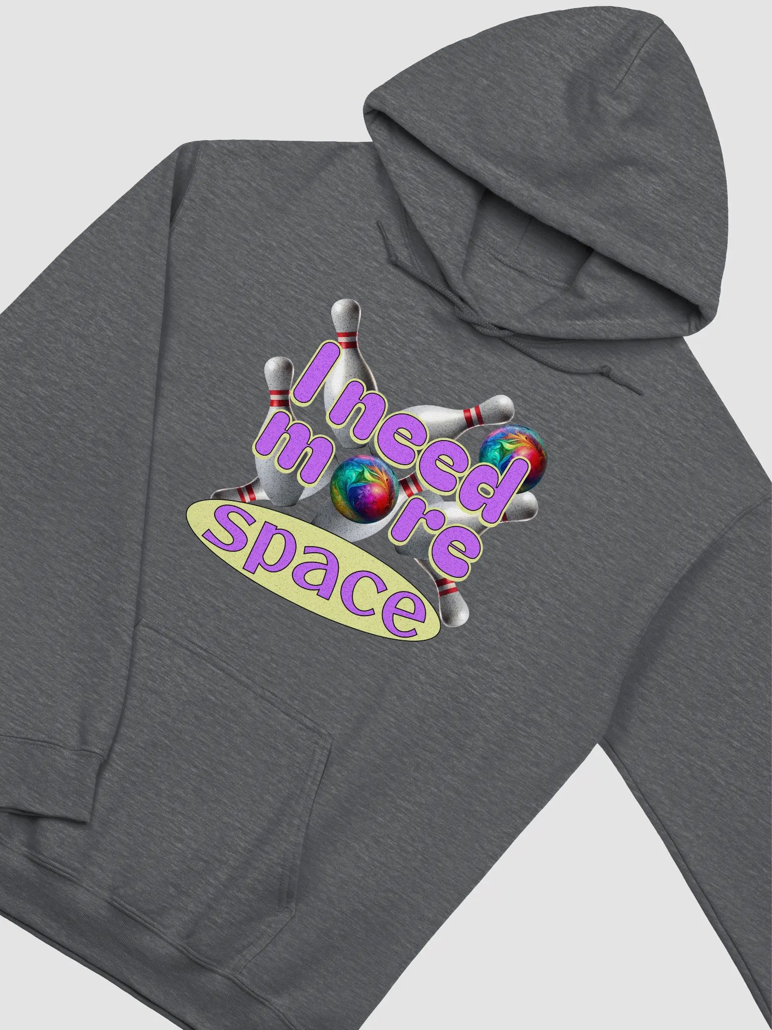 I Need More Space Bowling Cosmic Classic Hoodie product image (4)