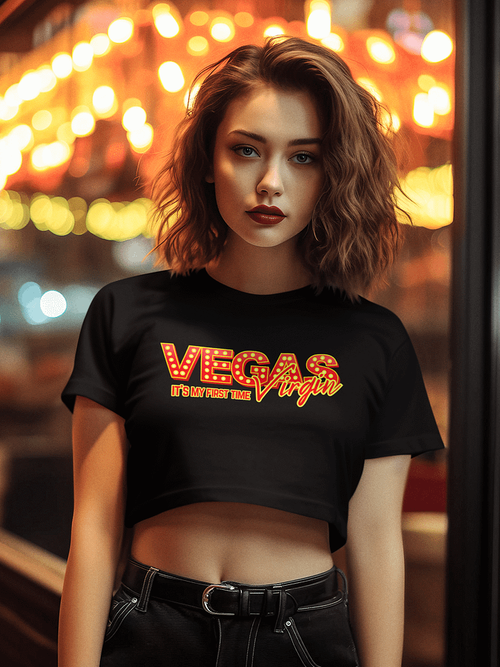 Playful Vegas Virgin Crop Tee product image (1)