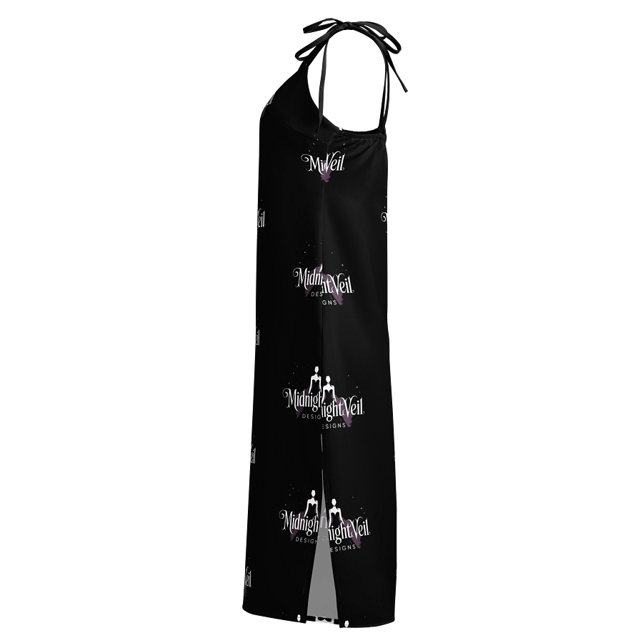 Midnight Veil Designs Slip Midi Chiffon Dress - Black (XS-2XL) product image (3)