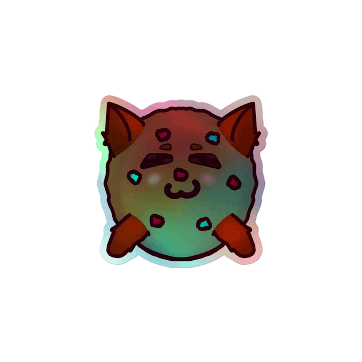 Cookie bean (holographic sticker) product image (1)