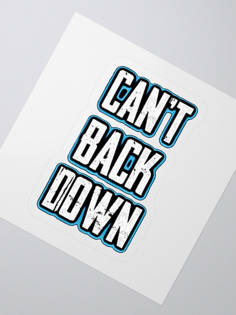 Can't Back Down (TeNN4OUR) Kiss Cut Stickers product image (6)