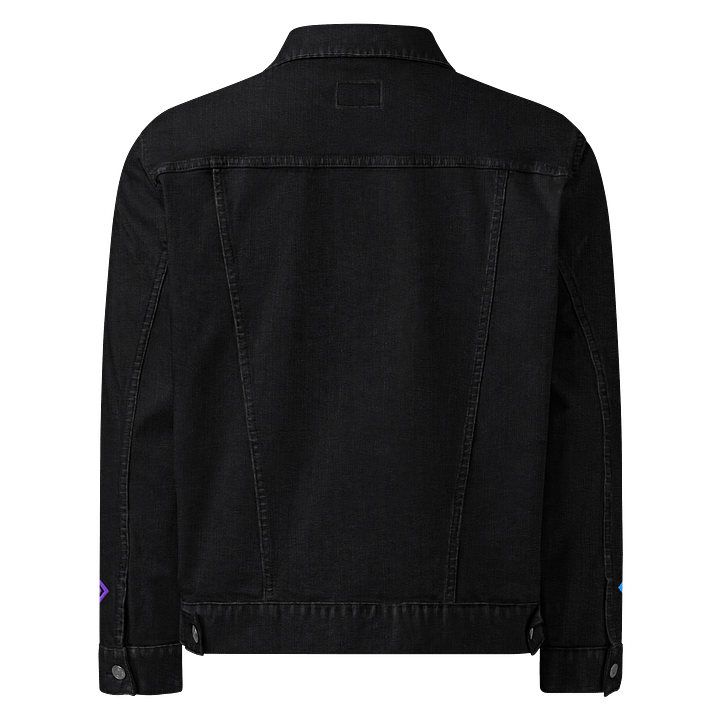 Geometric Threads Emblem Denim Jacket product image (2)