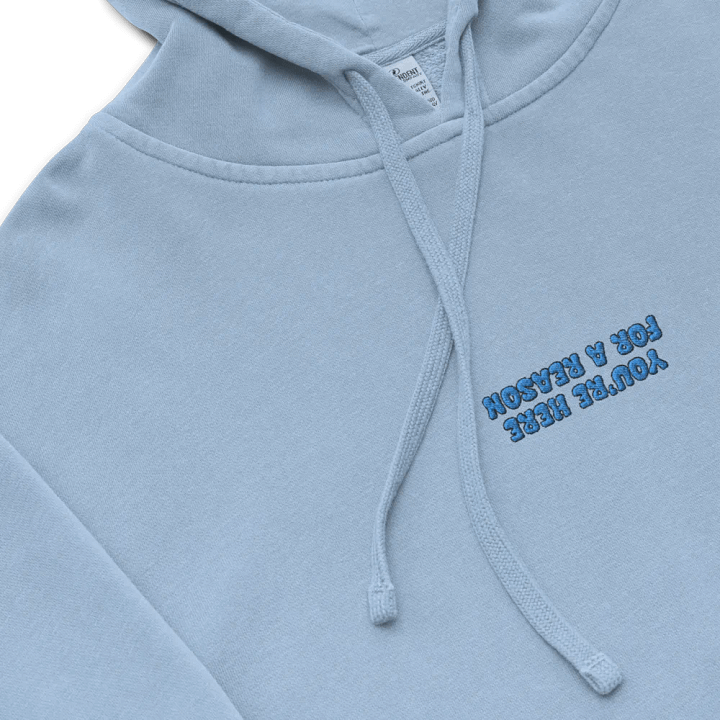 For A Reason | Embroidered hoodie product image (1)