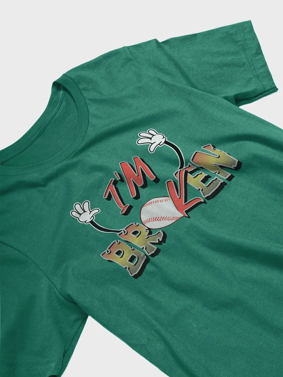 Im Broken Im Ok Baseball Hands Playful Gesture T-Shirt product image (26)