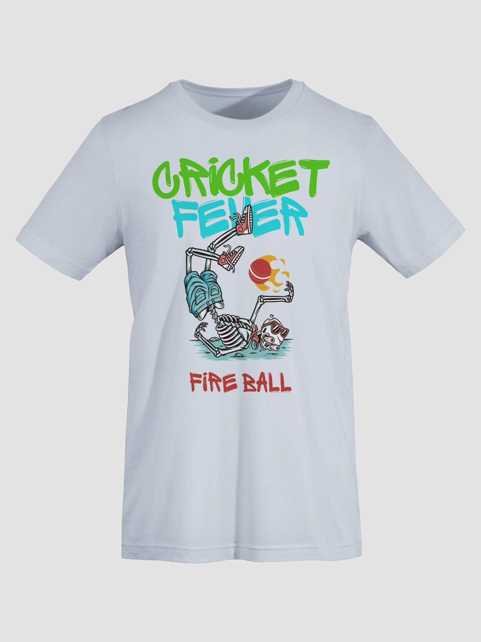 Skeleton Cricket Fever T-Shirt product image (91)